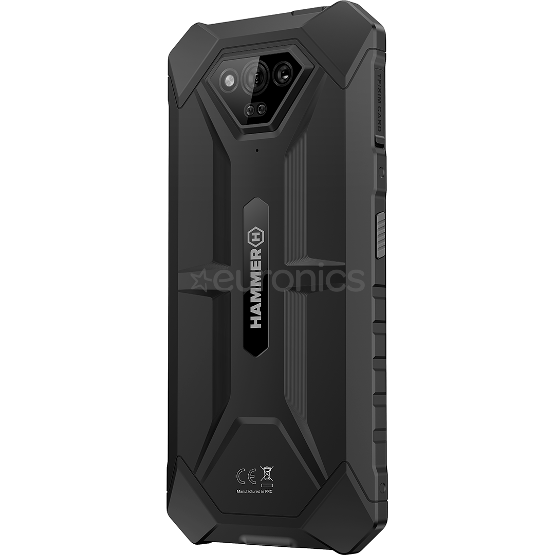 HAMMER Iron V, 6GB, 64GB, melna - Viedtālrunis