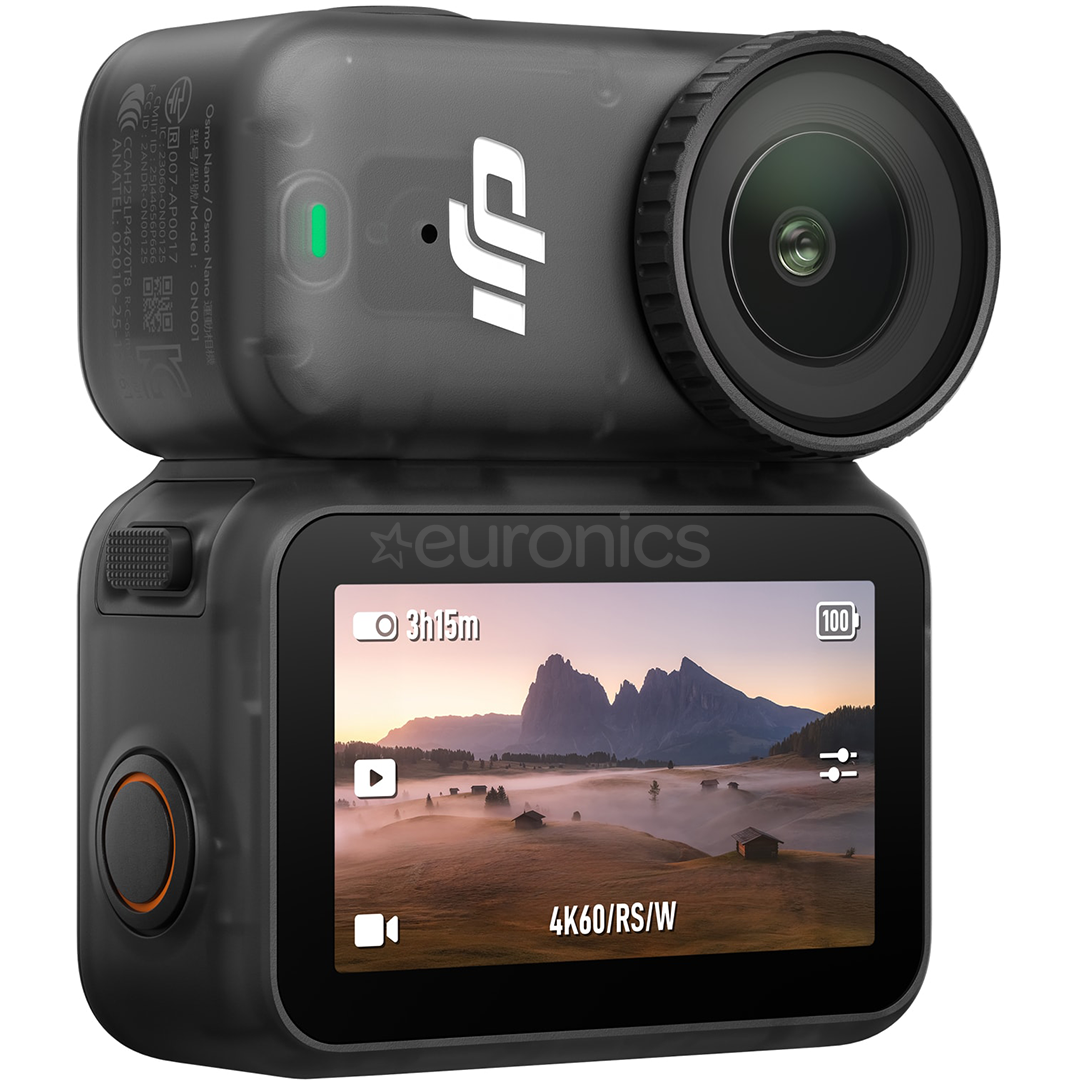 Dji Osmo Nano Standard Combo, 64 GB, melna - Video kamera
