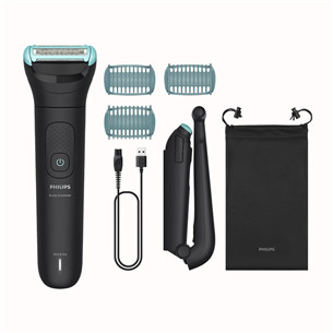 Philips Bodygroomer 5000 Series, melna - Ķermeņa trimmeris BG5480/15