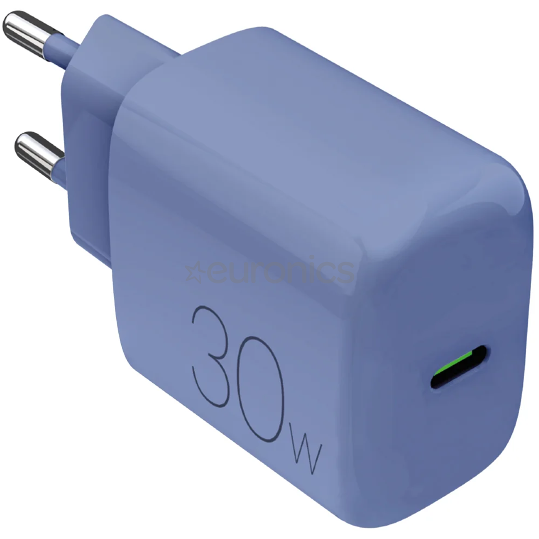 Puro DAILY 1, USB-C, 30 W, ice blue - Power adapter
