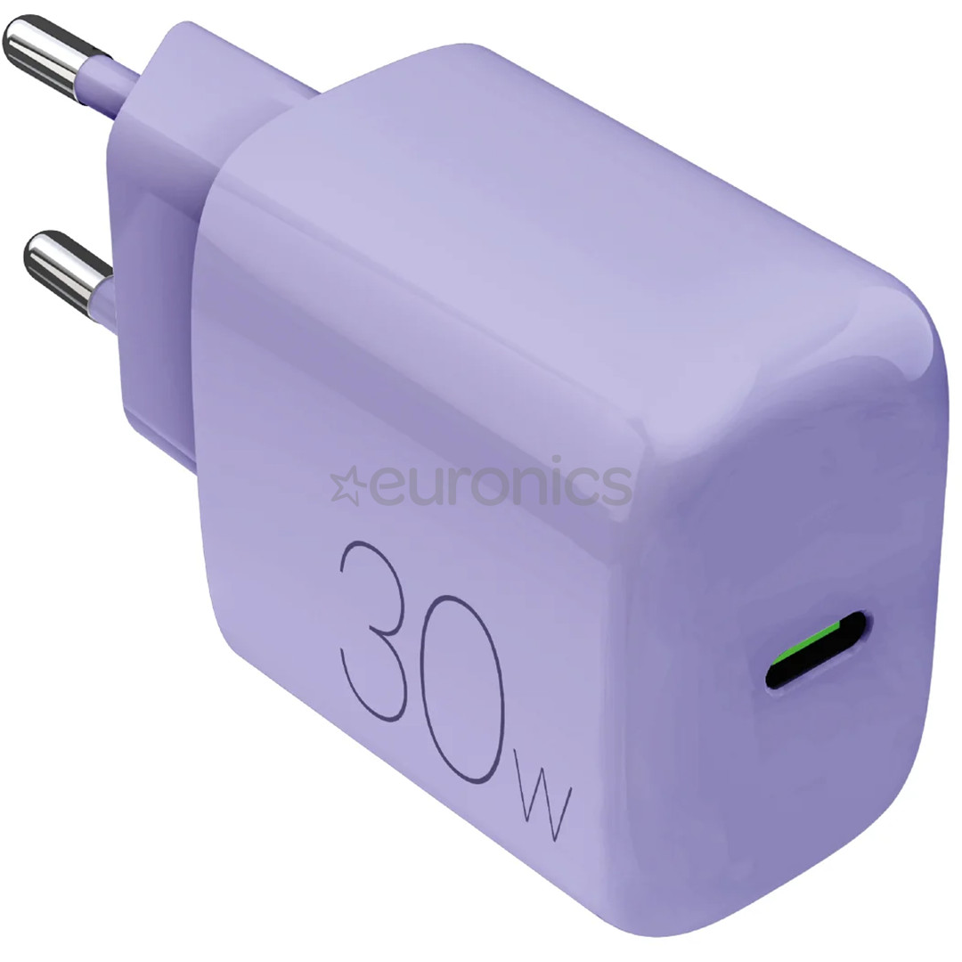 Puro DAILY 1, USB-C, 30 W, lavander blue - Power adapter