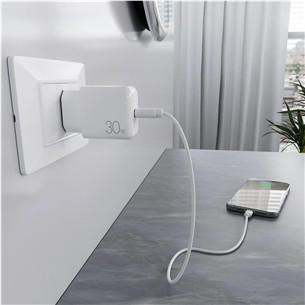 Puro DAILY 1, USB-C, 30 W, white - Power adapter