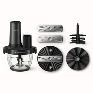 Philips Chopper Series 5000, 650 W, melna - Smalcinātājs