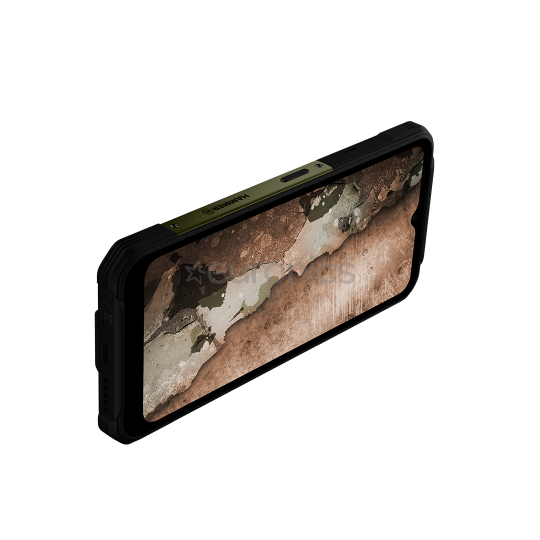 Hammer Construction 2 5G Military Edition, 256 GB, zaļa - Viedtālrunis