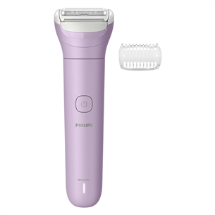Philips Series 6000, Wet & Dry, lillā - Sieviešu skuveklis BRL114/00