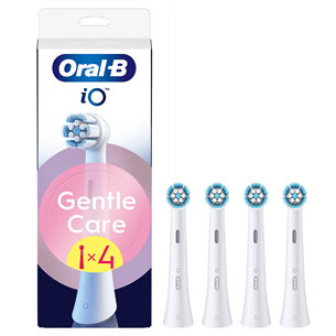 Braun Oral-B GentleCare White, 4 gab., balta - Uzgaļi elektriskajai zobu birstei IQGC-2WHITE