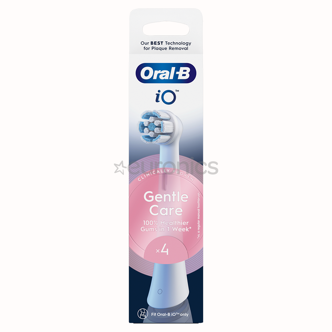 Braun Oral-B GentleCare White, 4 gab., balta - Uzgaļi elektriskajai zobu birstei