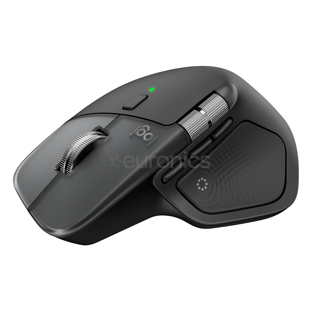 Logitech MX Master 4, melna - Bezvadu datorpele