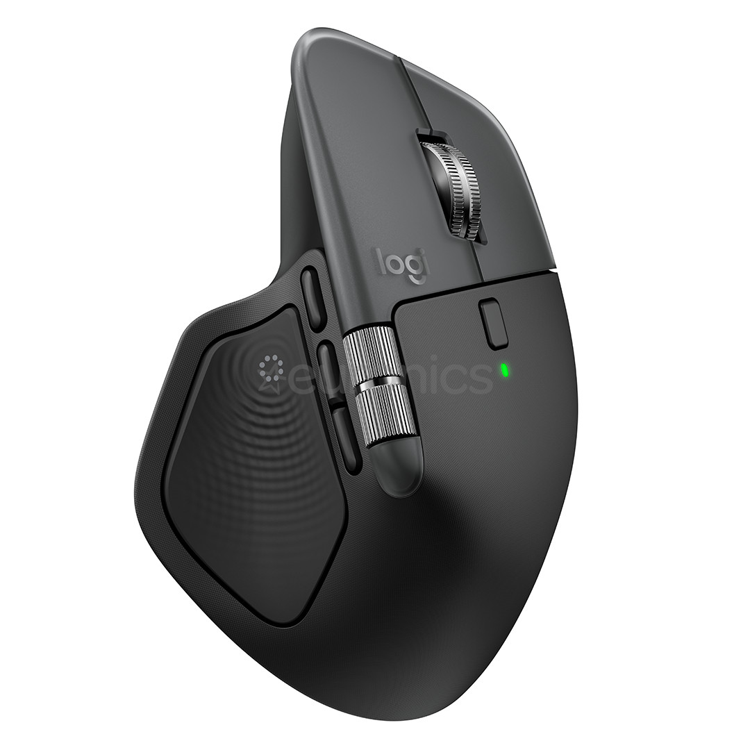 Logitech MX Master 4, melna - Bezvadu datorpele