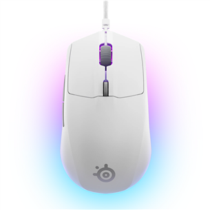Steelseries Rival 3 Gen 2, balta - Datorpele ar vadu 5707119062237