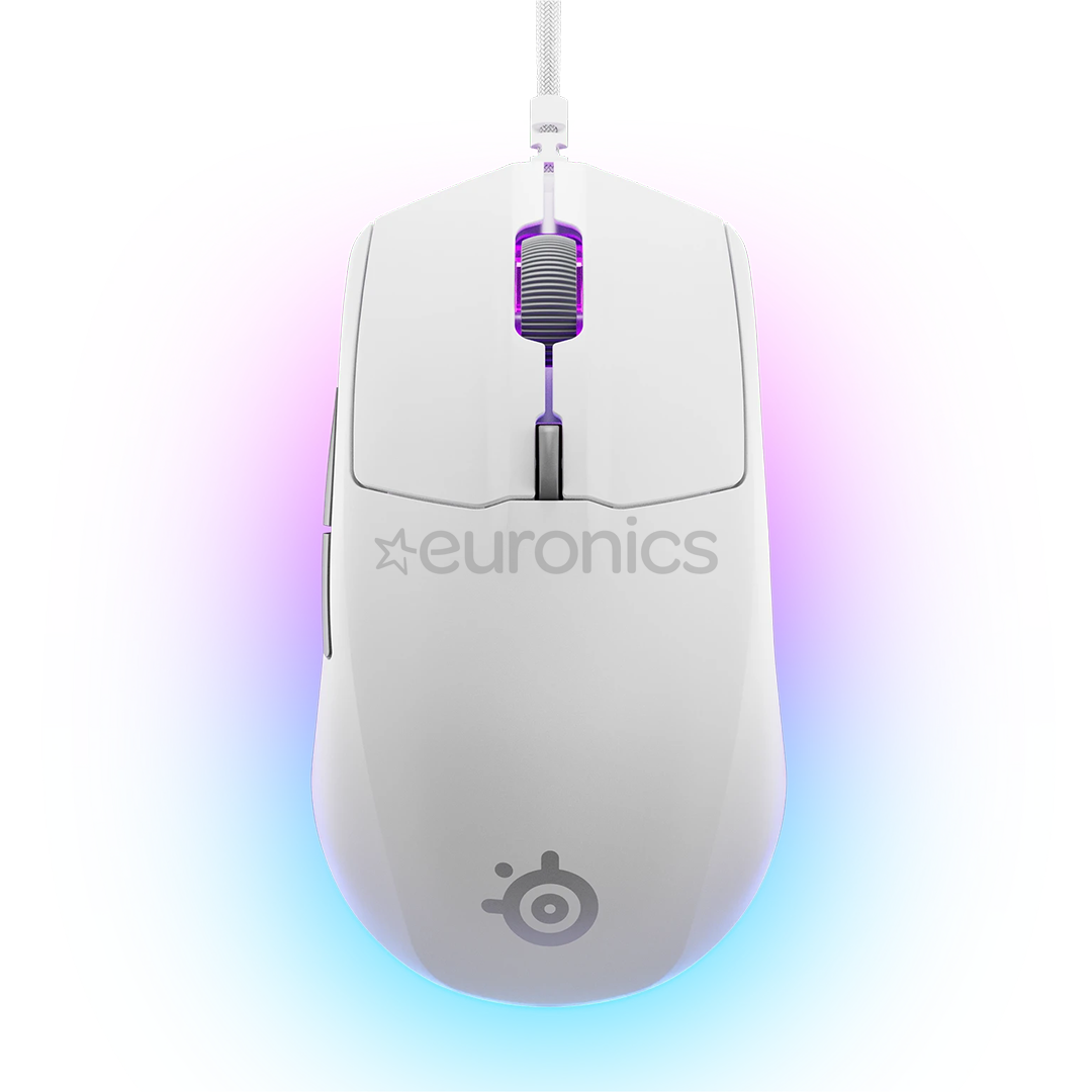 Steelseries Rival 3 Gen 2, balta - Datorpele ar vadu