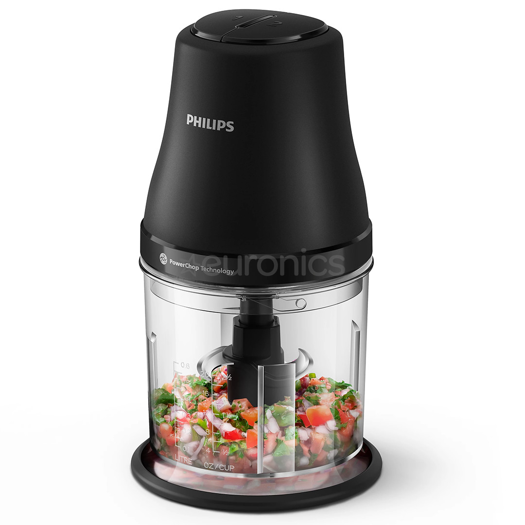 Philips 3000 Series, 450 W, melna - Smalcinātājs