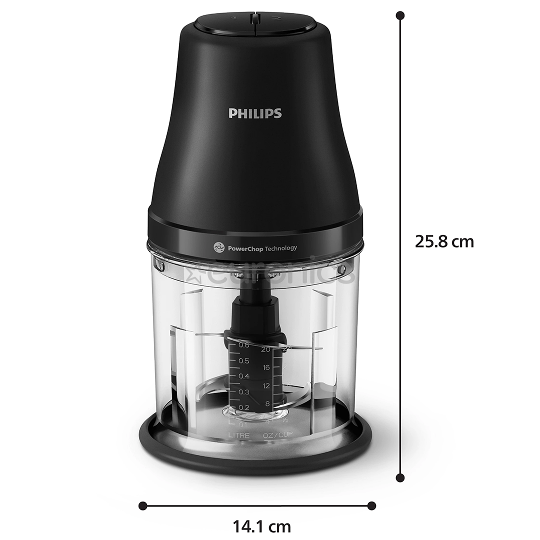 Philips 3000 Series, 450 W, black - Chopper