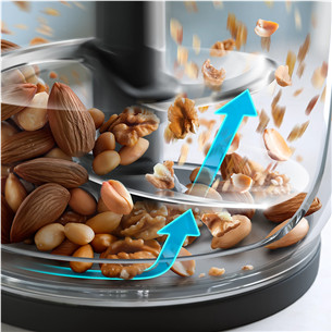 Philips 3000 Series, 450 W, melna - Smalcinātājs