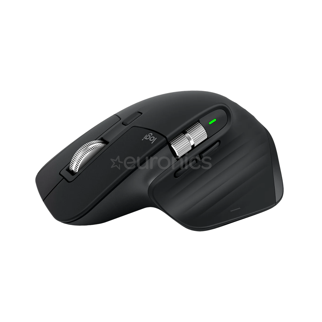 Logitech MX Master 3S Performance, melna - Bezvadu pele