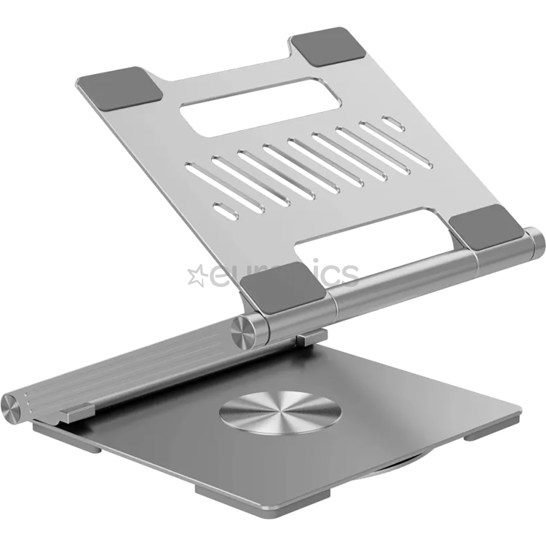 Canyon OnStand 2, Hub, 360°, pelēka - Portatīvā datora statīvs