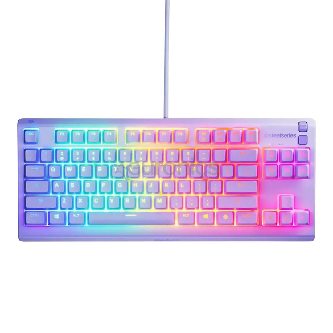 SteelSeries Apex 3 TKL, US, lavender - Keyboard