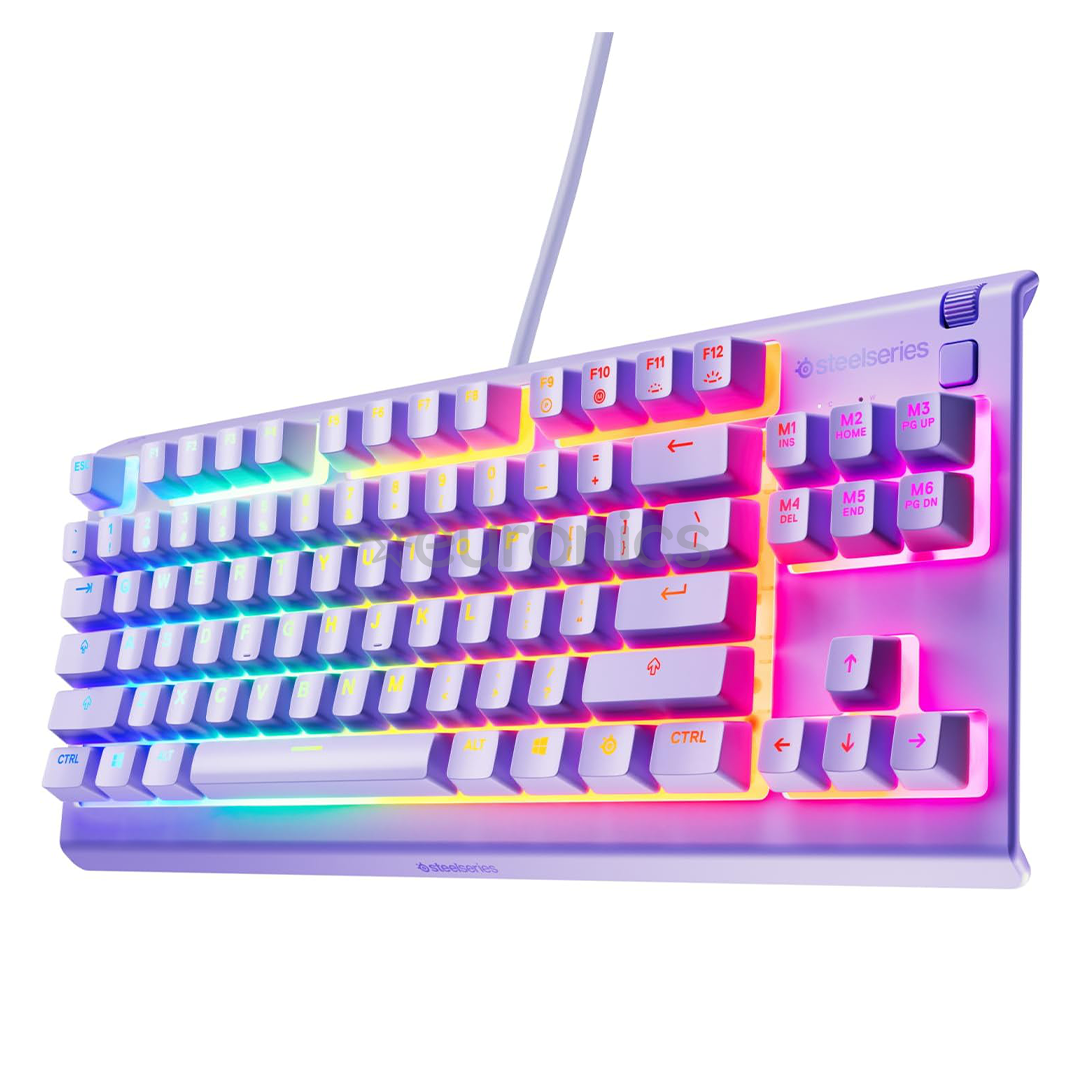 SteelSeries Apex 3 TKL, US, lavender - Keyboard