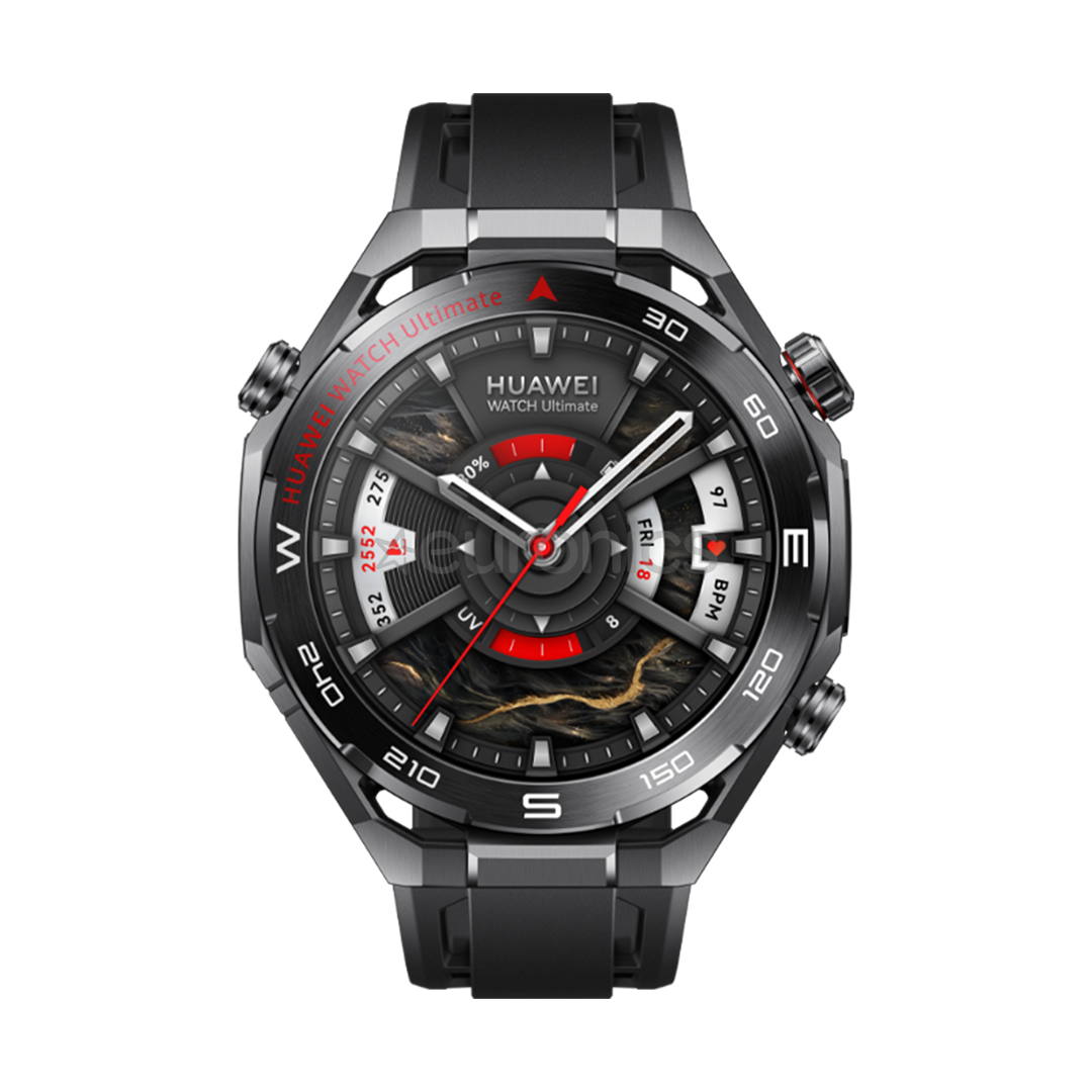 Huawei Watch Ultimate 2, melna - Viedpulkstenis
