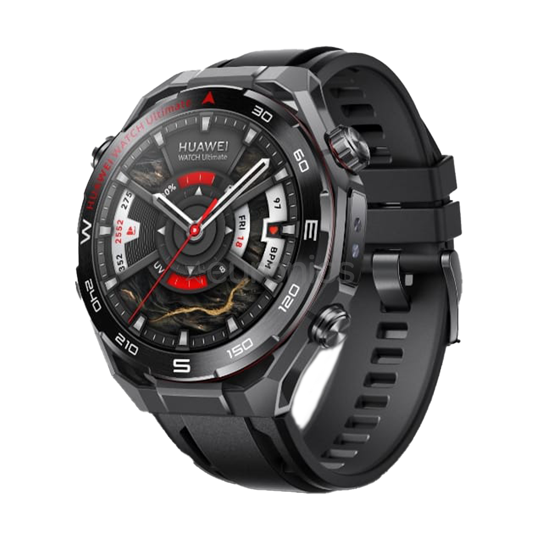 Huawei Watch Ultimate 2, melna - Viedpulkstenis