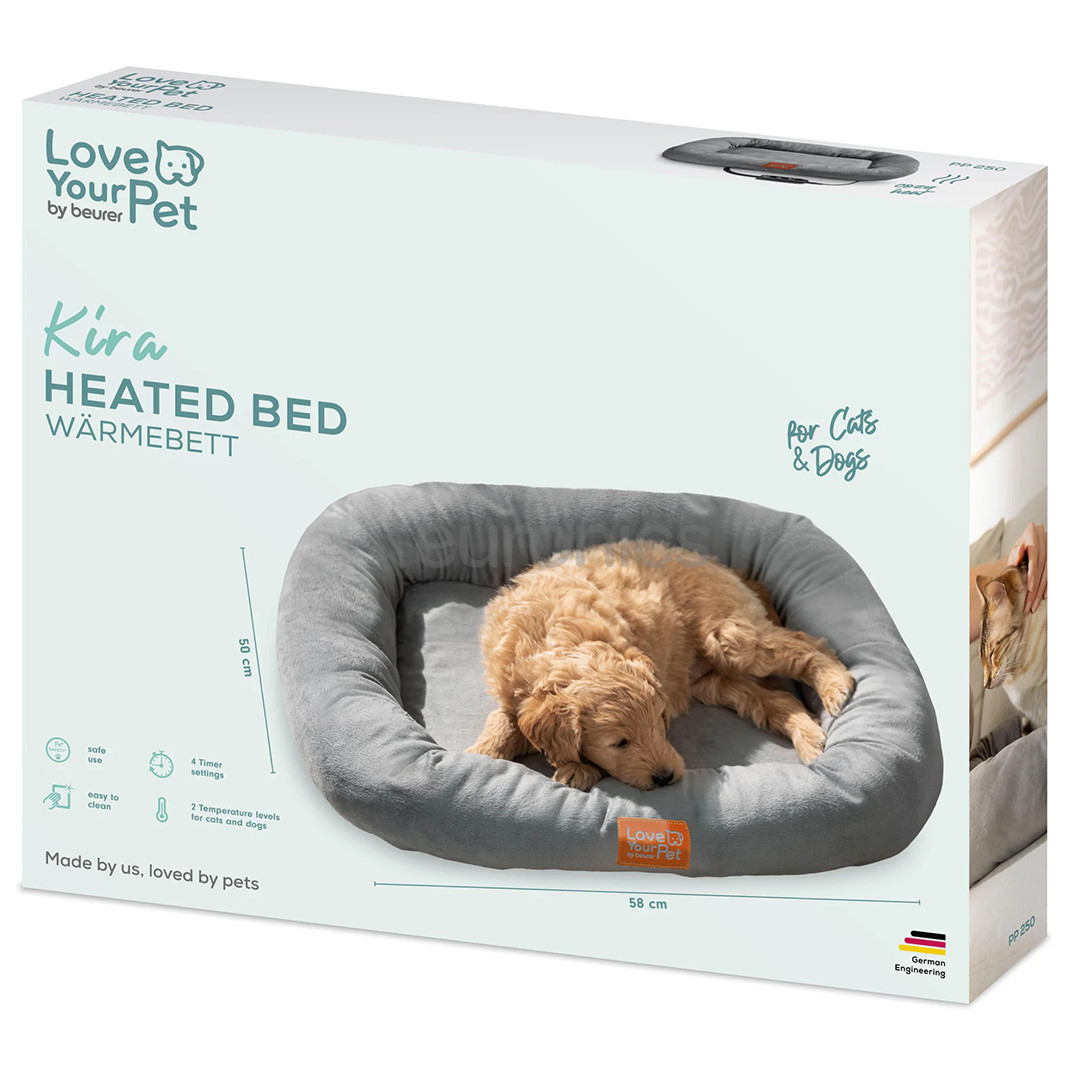 Beurer Kira, pelēka - Apsildāmā gulta