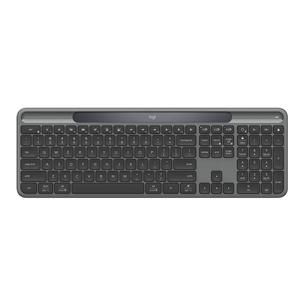 Logitech Signature Slim Solar+ K980, SWE, melna - Bezvadu klaviatūra 920-013762