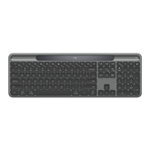Logitech Signature Slim Solar+ K980, SWE, melna - Bezvadu klaviatūra