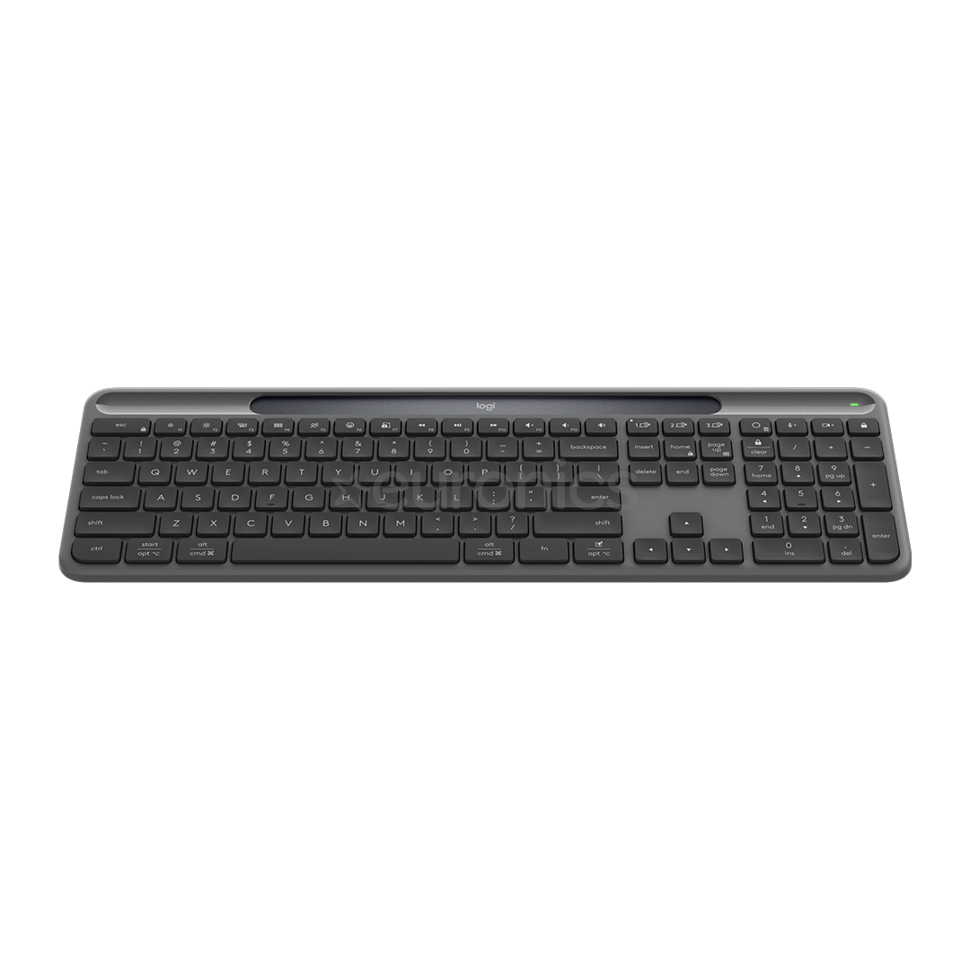 Logitech Signature Slim Solar+ K980, SWE, melna - Bezvadu klaviatūra