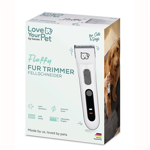 Beurer Fluffy, balta - Trimmeris mājdzīvnieku apmatojuma kopšanai