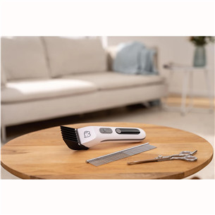 Beurer Fluffy, balta - Trimmeris mājdzīvnieku apmatojuma kopšanai