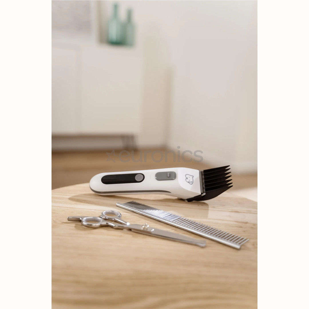 Beurer Fluffy, balta - Trimmeris mājdzīvnieku apmatojuma kopšanai