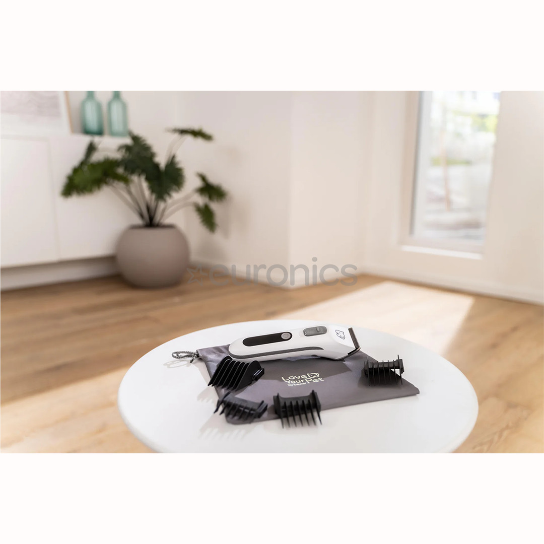 Beurer Fluffy, balta - Trimmeris mājdzīvnieku apmatojuma kopšanai