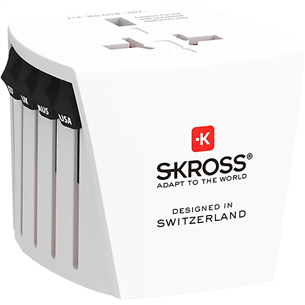 Skross MUV Micro, balta - Ceļojuma adapteris 7640326820369
