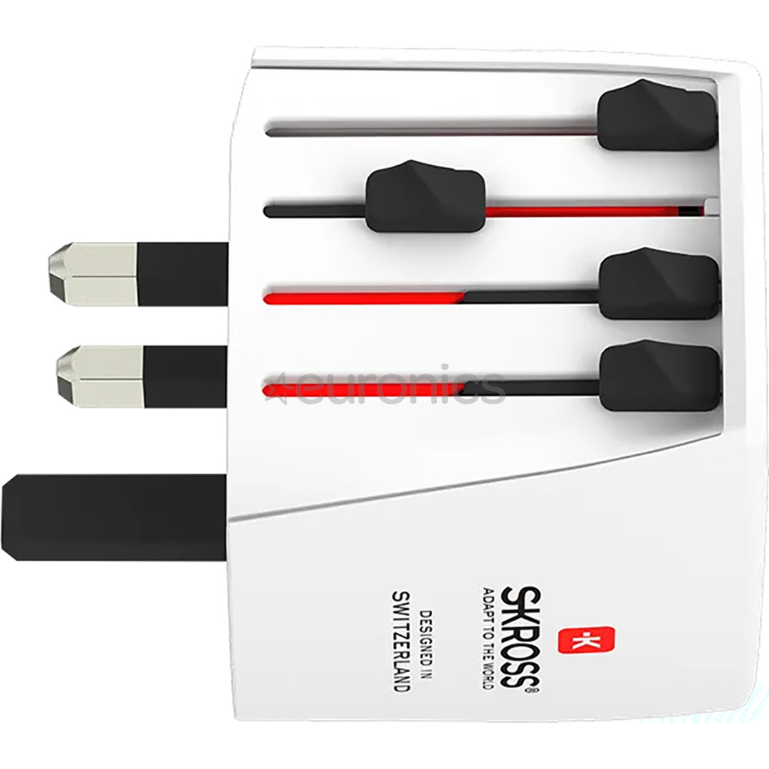 Skross MUV Micro, balta - Ceļojuma adapteris