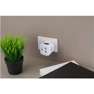 Skross MUV Micro, balta - Ceļojuma adapteris