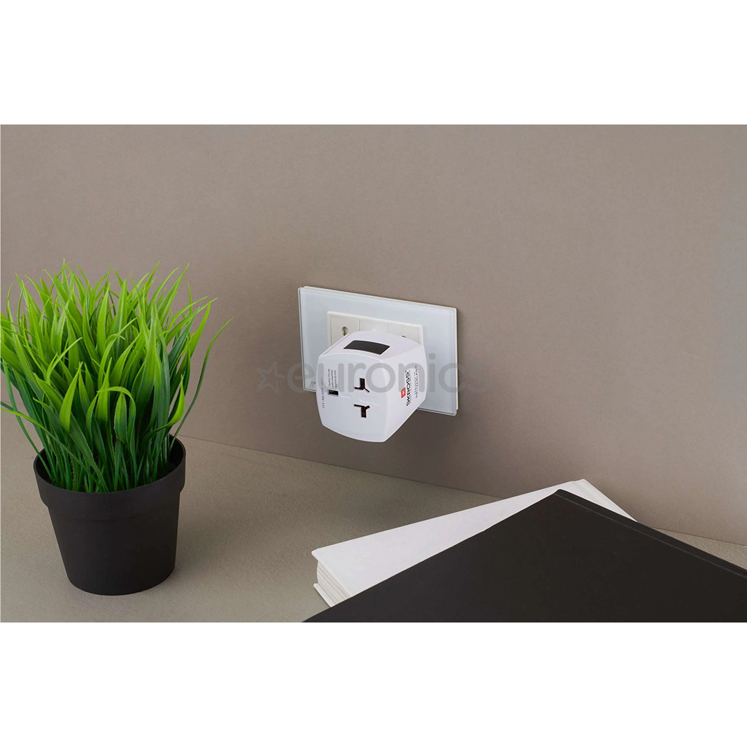 Skross MUV Micro, balta - Ceļojuma adapteris