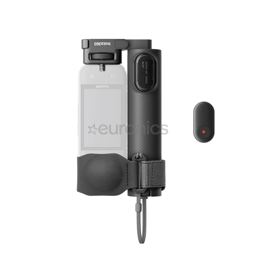 Insta360 Foldable 2-in-1 Selfie Stick, tumši pelēka - Statīvs kamerai