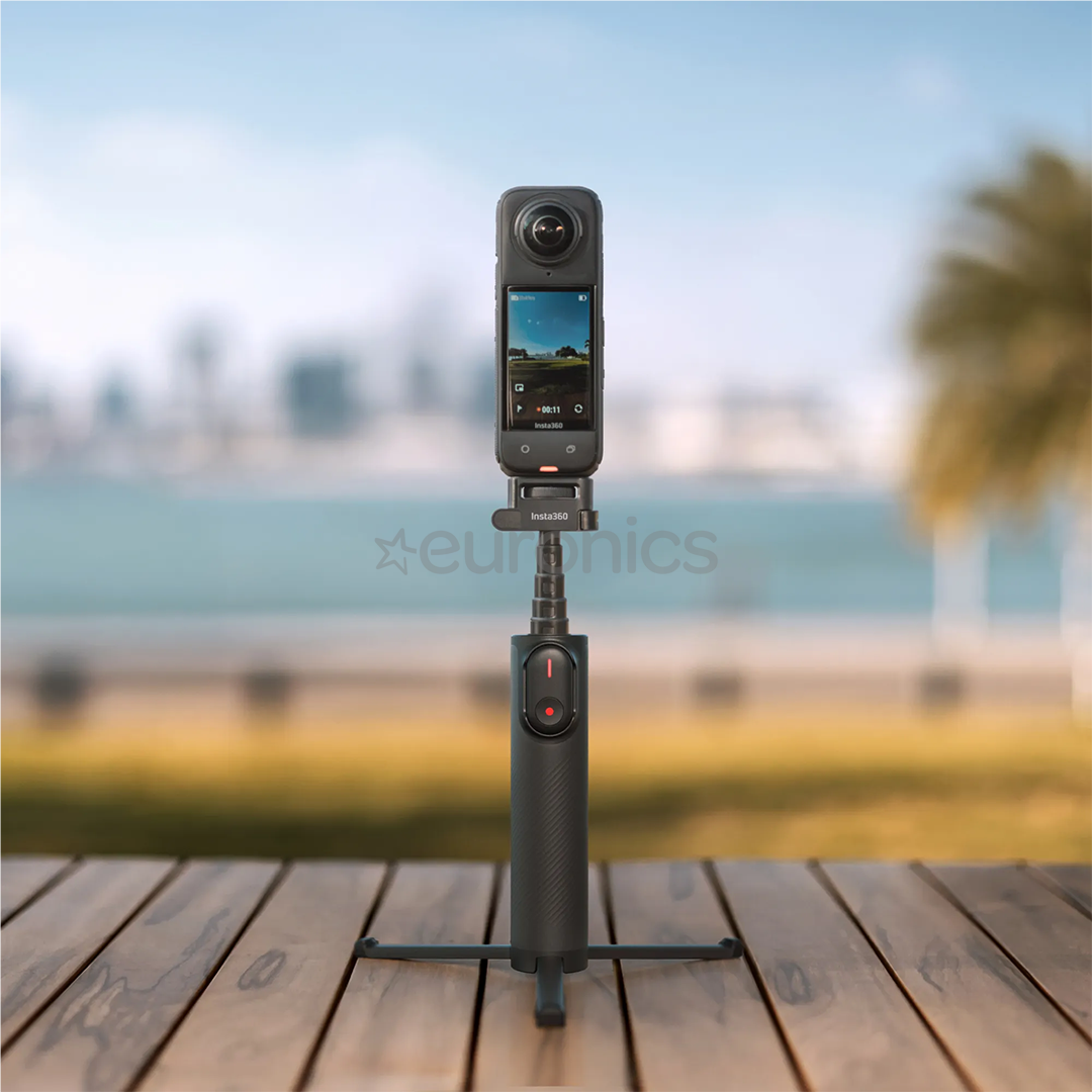 Insta360 Foldable 2-in-1 Selfie Stick, tumši pelēka - Statīvs kamerai