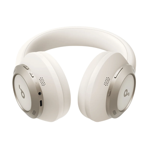 Soundcore Space One Pro, balta - Bezvadu austiņas