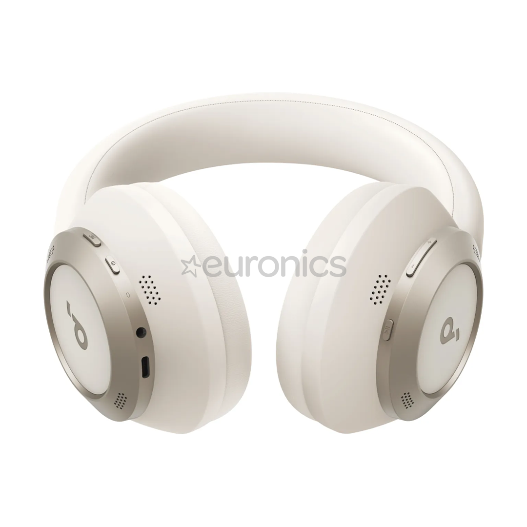 Soundcore Space One Pro, balta - Bezvadu austiņas