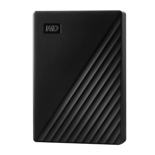 Western Digital My Passport, 6 TB, melna - Ārējais HDD cietais disks WDBR9S0060BBK-WESN