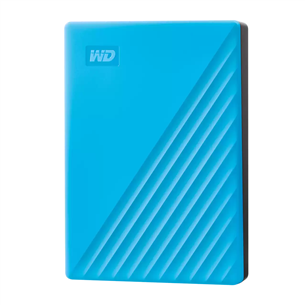 Western Digital My Passport, 6 TB, zila - Ārējais HDD cietais disks WDBR9S0060BBL-WESN