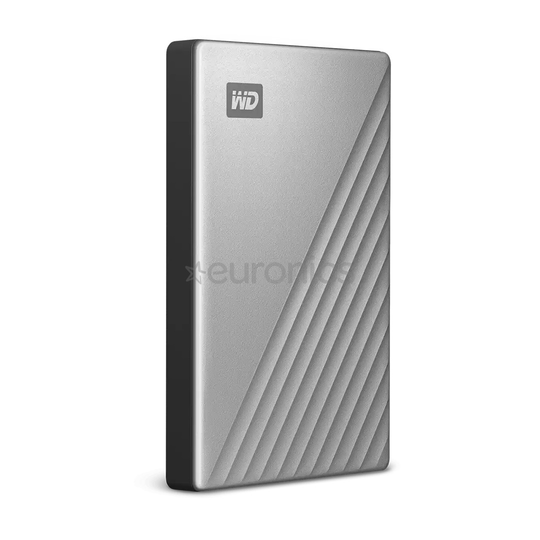 Western Digital My Passport Ultra, 2 ТБ, USB-C, серебристый - Внешний жесткий диск