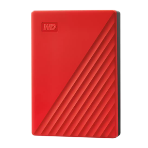 Western Digital My Passport, 6 TB, sarkana - Ārējais HDD cietais disks WDBR9S0060BRD-WESN