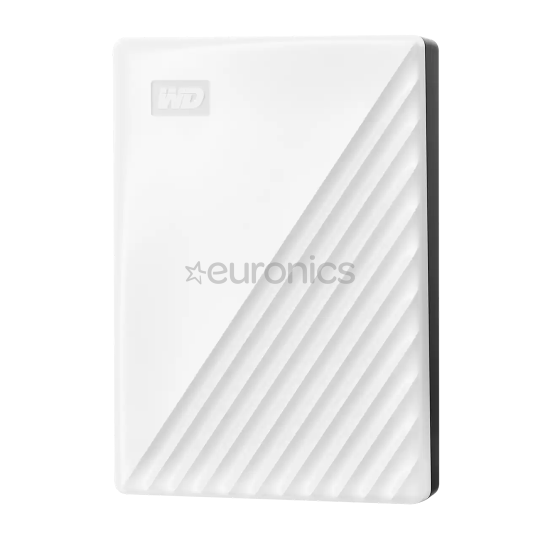 Western Digital My Passport, 6 TB, balta - Ārējais HDD cietais disks