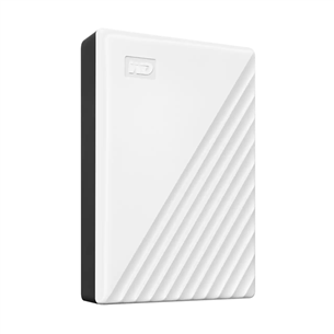 Western Digital My Passport, 6 TB, balta - Ārējais HDD cietais disks