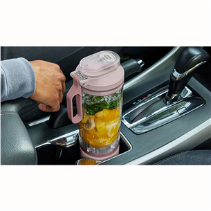 Ninja Blast Max, rozā - Portatīvais bezvadu blenderis