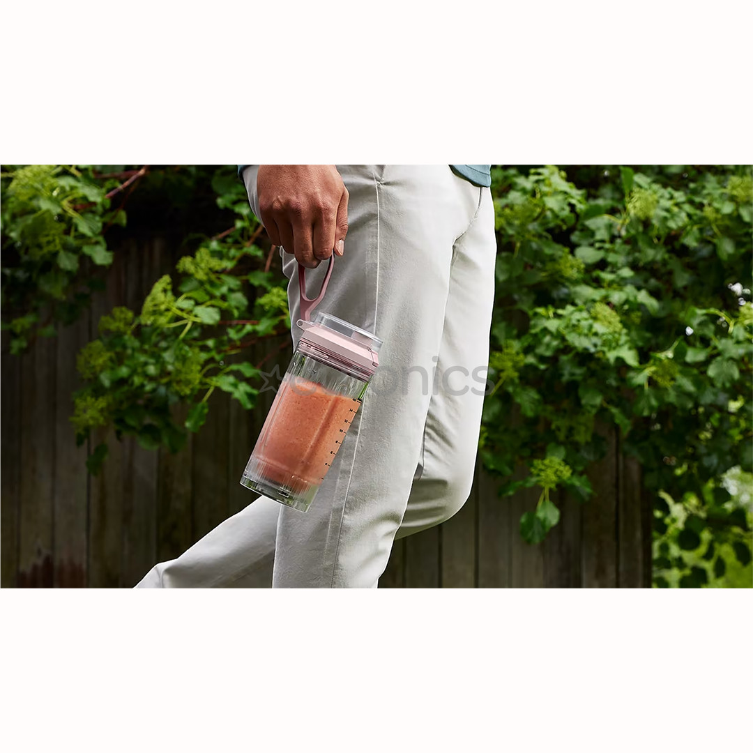 Ninja Blast Max, rozā - Portatīvais bezvadu blenderis