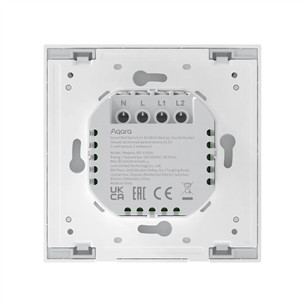 Aqara Wireless Remote Switch H1, Double Rocker - Smart wall switch