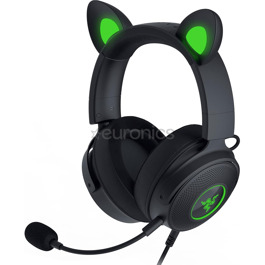 Razer Kraken Kitty V2 Pro, melna - Austiņas ar mikrofonu